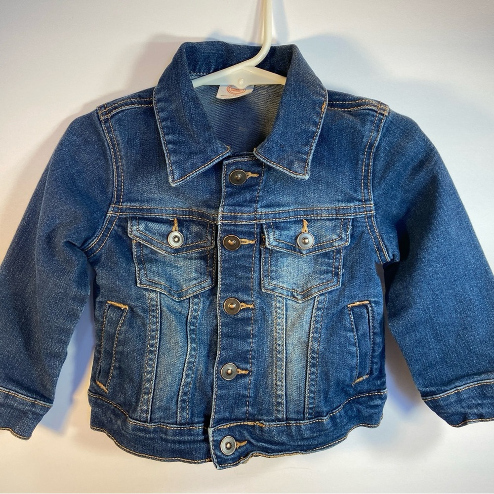 Toddler Jean Jacket, Wonder Nation 2 T, Unisex, Good Condition
